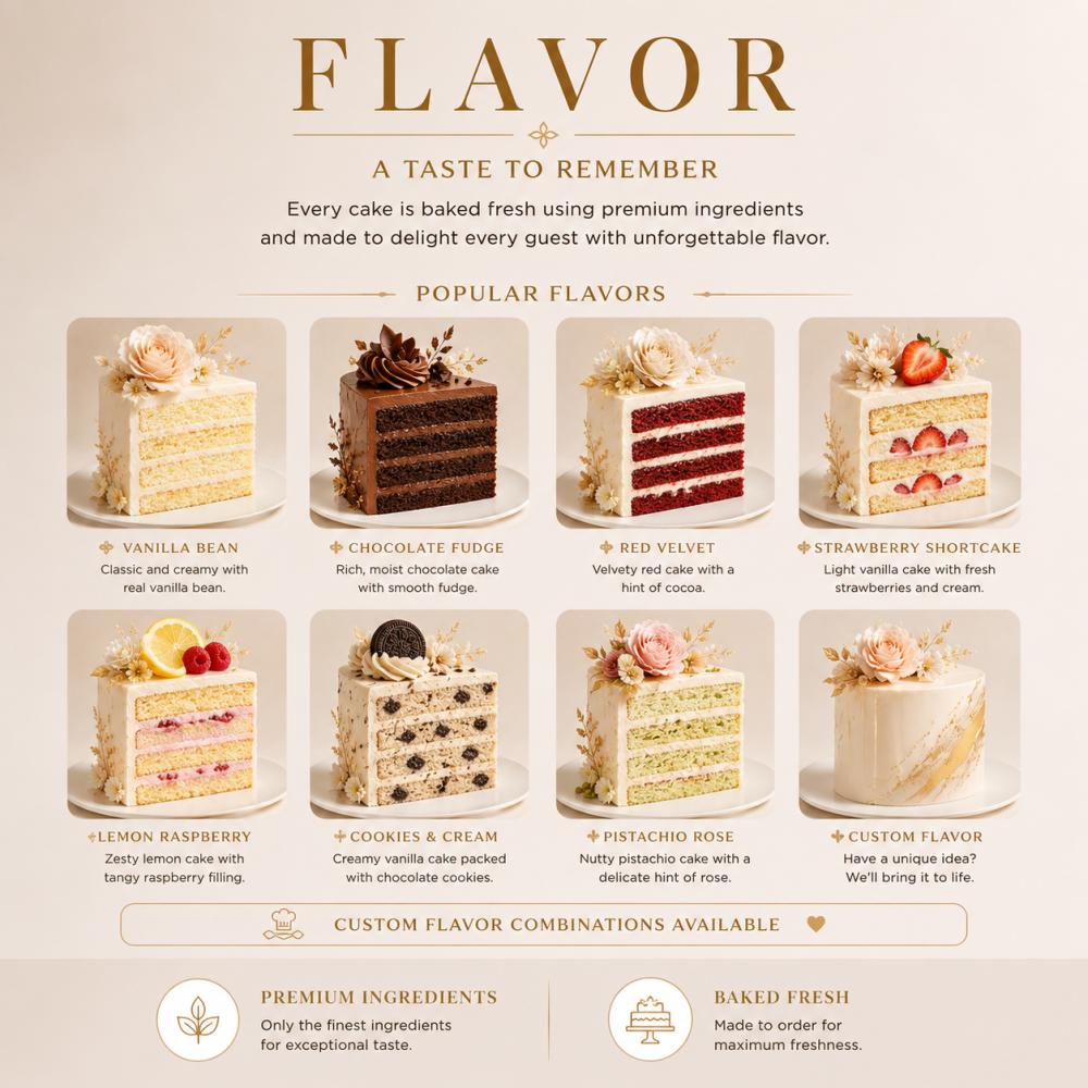 Custom Flavor for Your Cakes