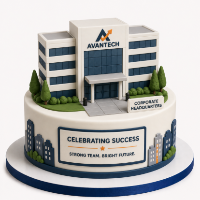 Company Grand Opening Cake