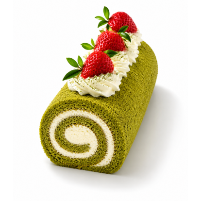 Premium Matcha Swiss Roll Delight