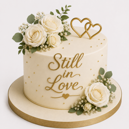 Still in Love Anniversary Cake